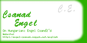 csanad engel business card